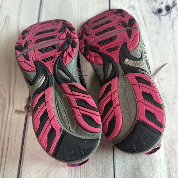 Asics Gel Venture 4 Trail Running Shoes Grey, Pink, Silver T383N Women Sz 11.5 - Picture 7 of 10